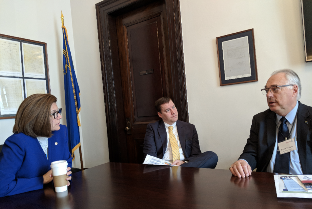 Sen. Cortez Masto speaking with NNDA's Rob Hooper.