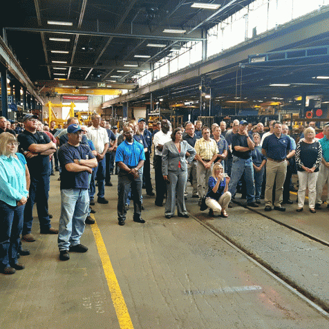 Senator Tours Harsco Rail, Discusses Michigan Workforce