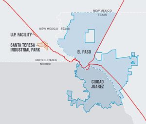 Santa Teresa map