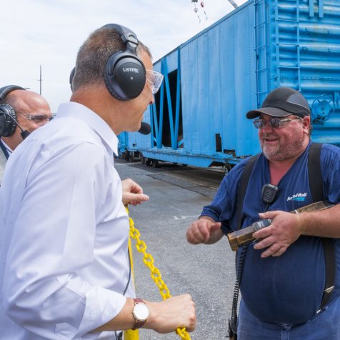 Congressman Scott Perry Tours Amsted Rail Facility